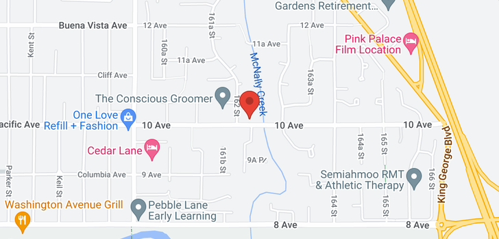 map of 16235 10 AVENUE